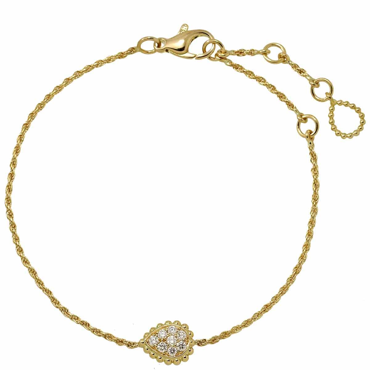 BOUCHERON セルパンボエム ダイヤ ブレスレット XS #17.5 K18 YG イエローゴールド 750 Bracelet【証明書付き】ブシュロン 90296633