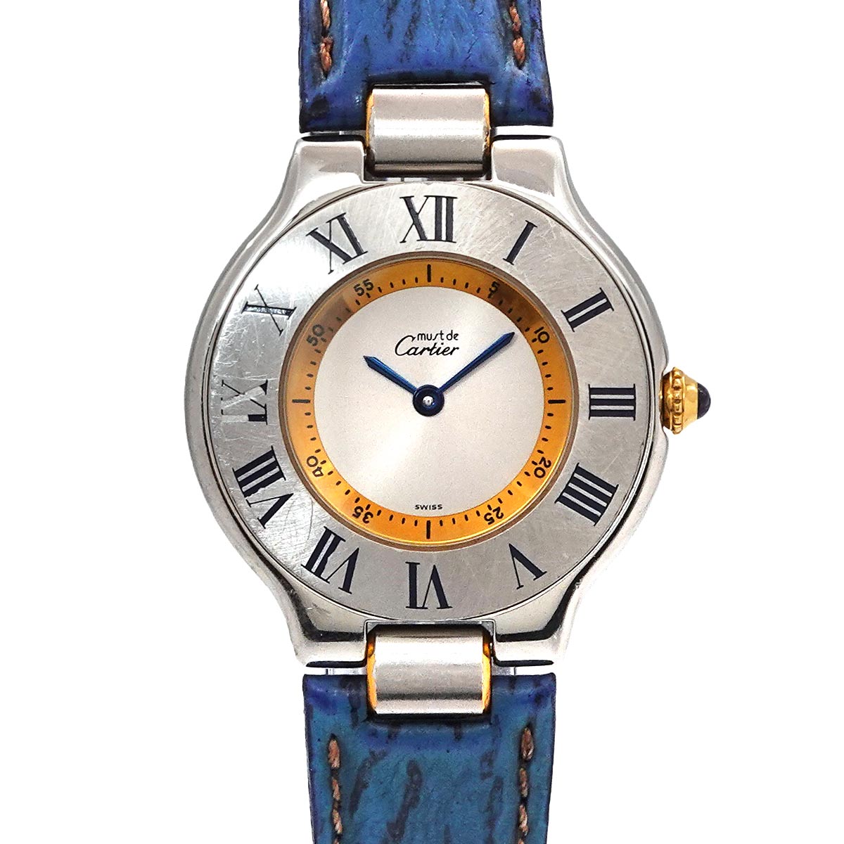 Cartier W10198U2 マスト21 クロノスカフ SM 腕時計 SS Cartier マスト21 クロノスカフSM ヴァンティアン W10198U2