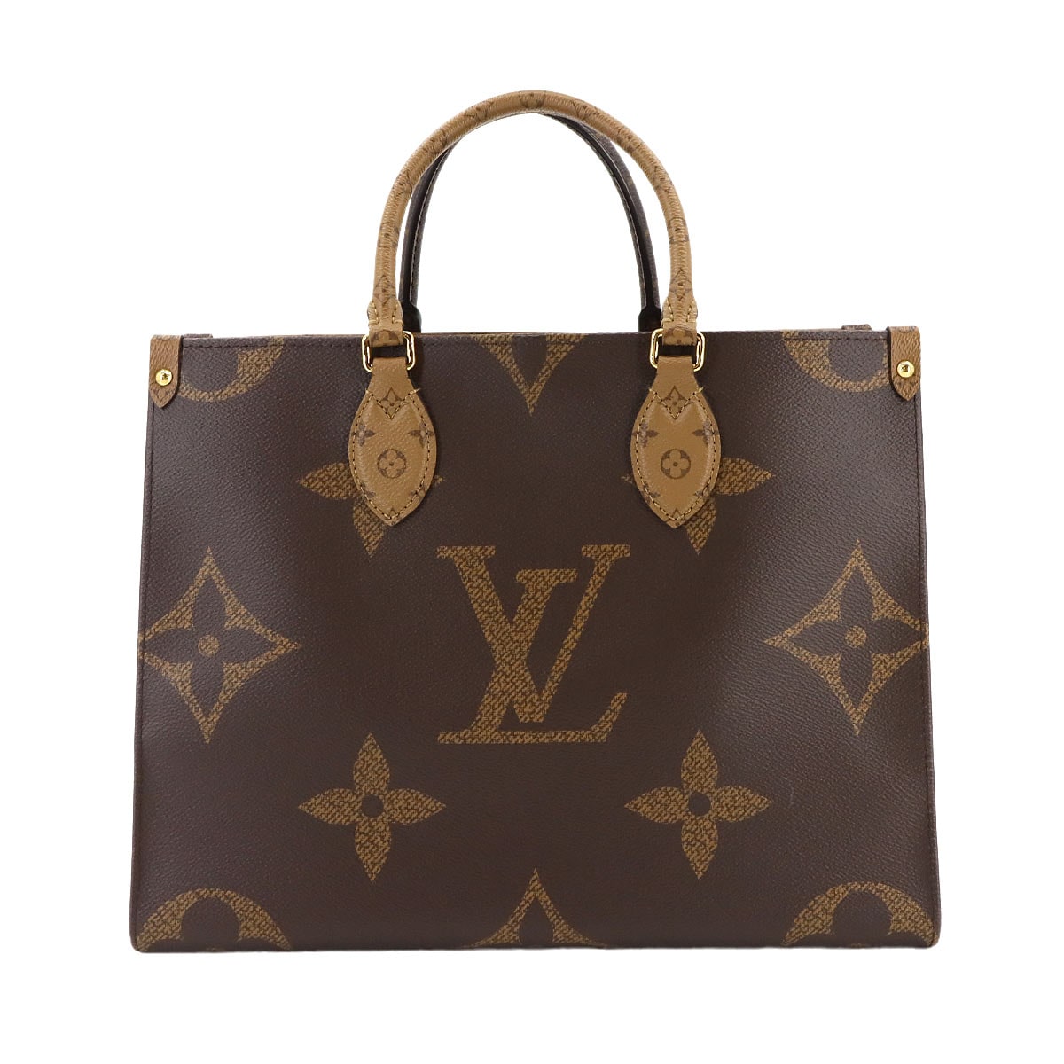LOUIS VUITTON ジャイアント モノグラム オンザゴー MM 2way トート ショルダー バッグ M45321 RFID Onthego MM ルイ ヴィトン 90296704