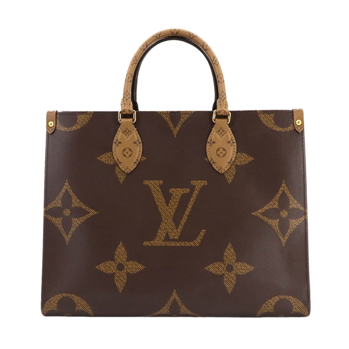 LOUIS VUITTON ジャイアント モノグラム オンザゴー MM 2way トート ショルダー バッグ M45321 RFID Onthego MM ルイ ヴィトン 90297074