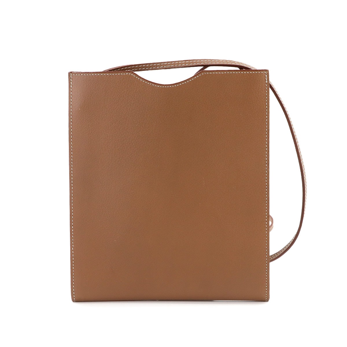 HERMES オニメトゥ ショルダー バッグ ポシェット エバーカラー ブラウン系 Onimaitou エルメス 90299346