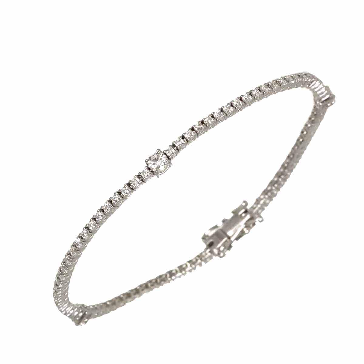 DAMIANI ノッテ ディ サン ロレンツォ ダイヤ ブレスレット 15.5cm K18 WG 750 Bracelet【証明書付き】ダミアーニ 90292716
