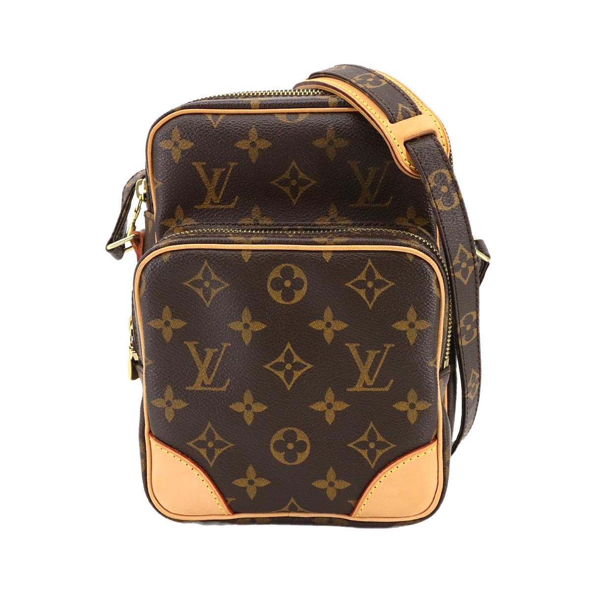 LOUIS VUITTON モノグラム アマゾン ショルダー バッグ ブラウン M45236 ゴールド 金具 Amazon Bag ルイ ヴィトン 90299640