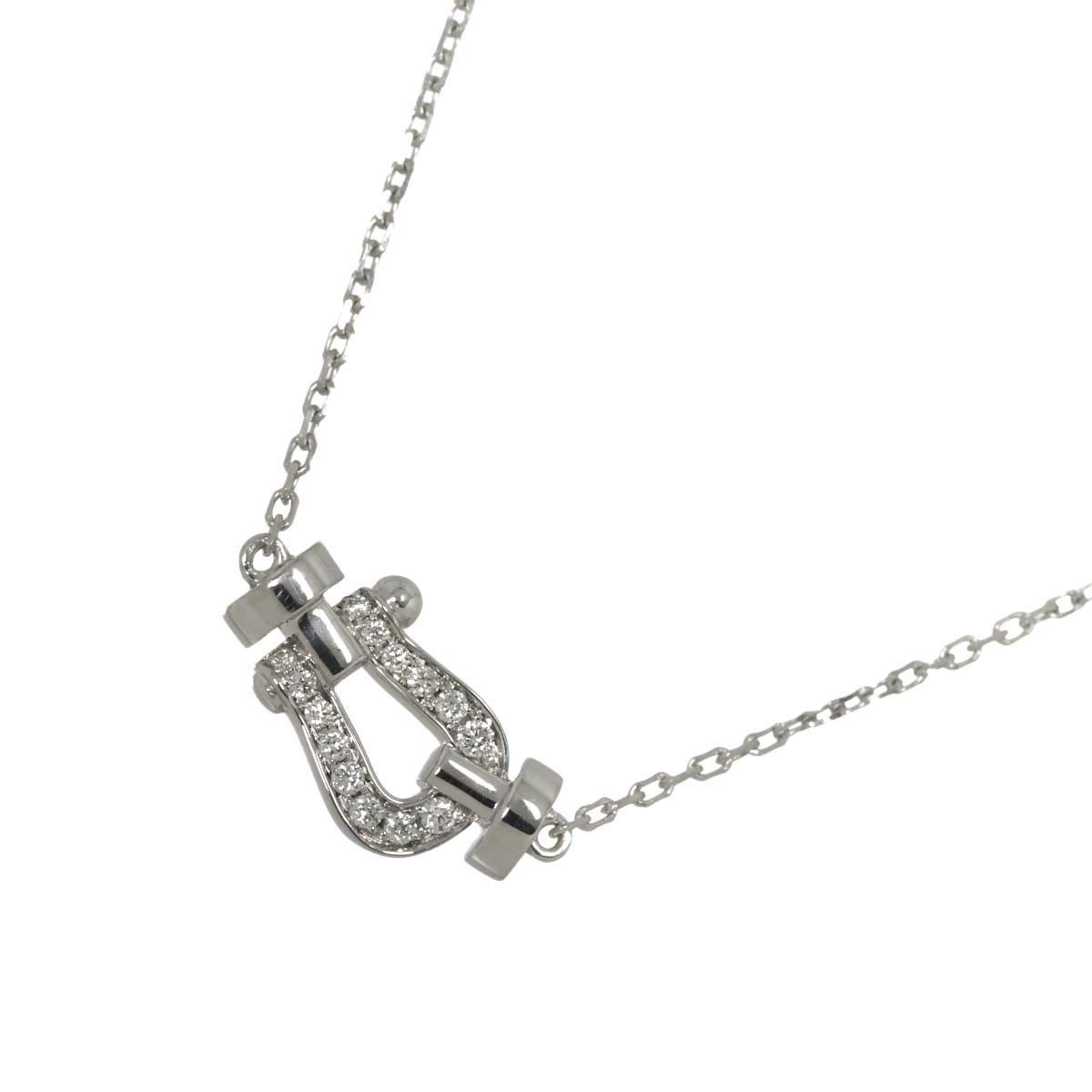FRED フォース10 ダイヤ ネックレス 40cm スモール K18 WG ホワイトゴールド 750 Force10 Diamond Necklace フレッド 90298538