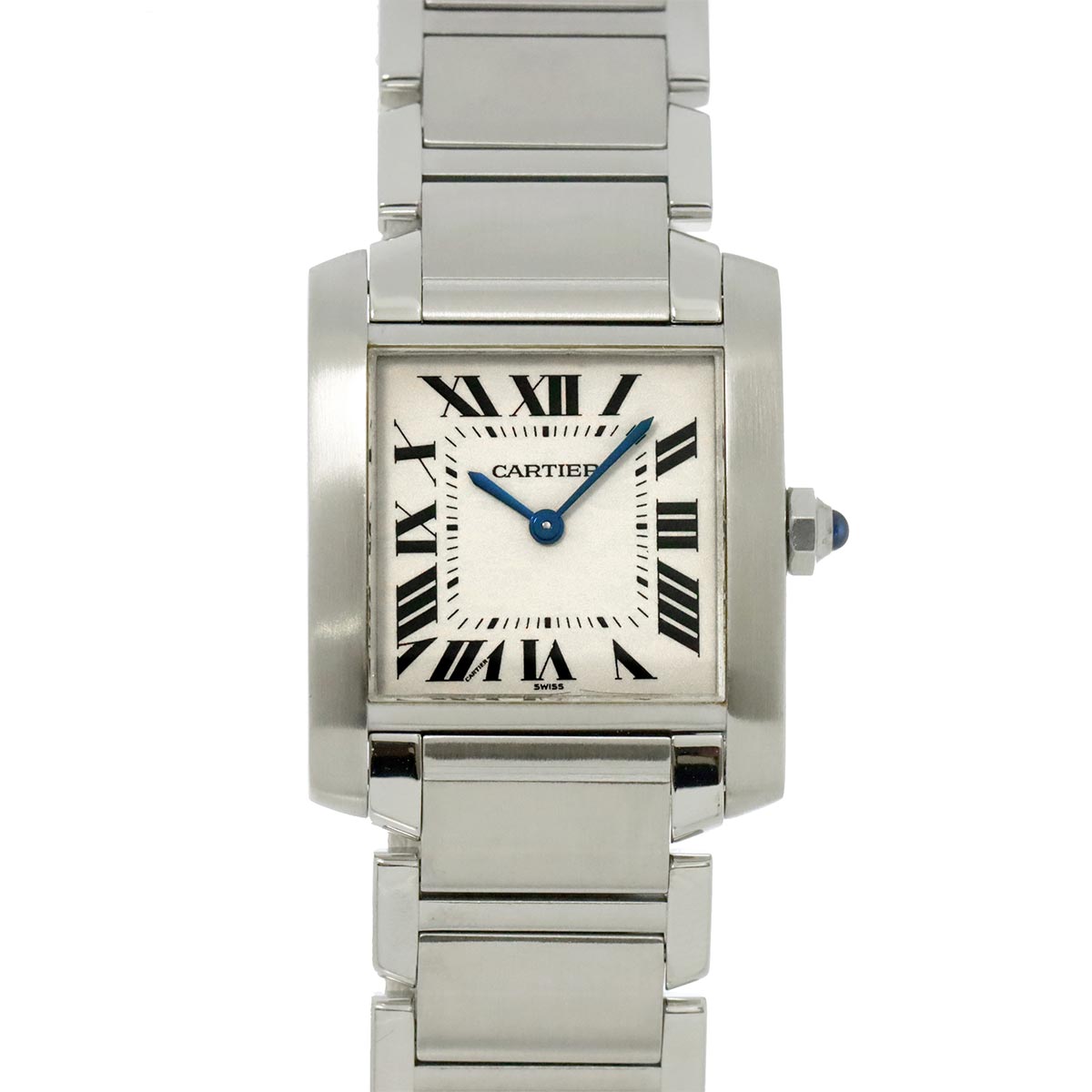 Cartier タンクフランセーズMM W51003Q3 ボーイズ 腕時計 アイボリー クォーツ ウォッチ Tank Francaise カルティエ 90293834
