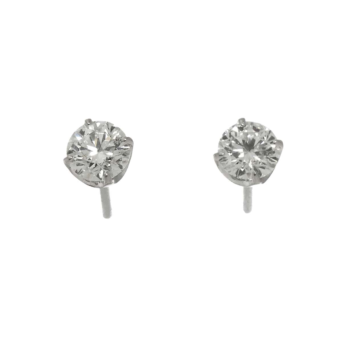ダイヤ 0.20ct/0.20ct ピアス Pt プラチナ Diamond Earrings Pierced 90300440