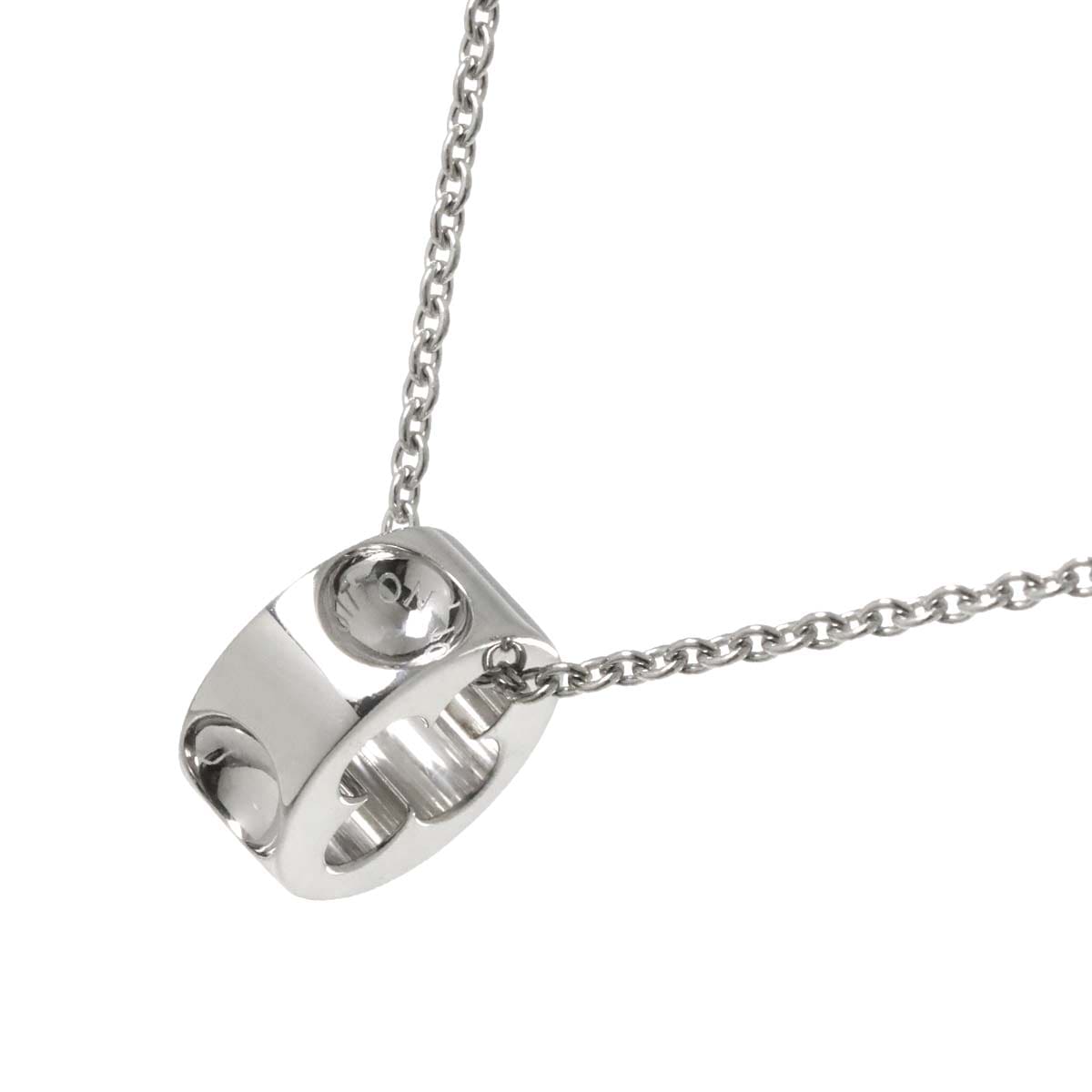 LOUIS VUITTON パンダンティフ アンプラント ネックレス 40cm K18 WG ホワイトゴールド 750 Empreinte Necklace ルイ ヴィトン 90297380
