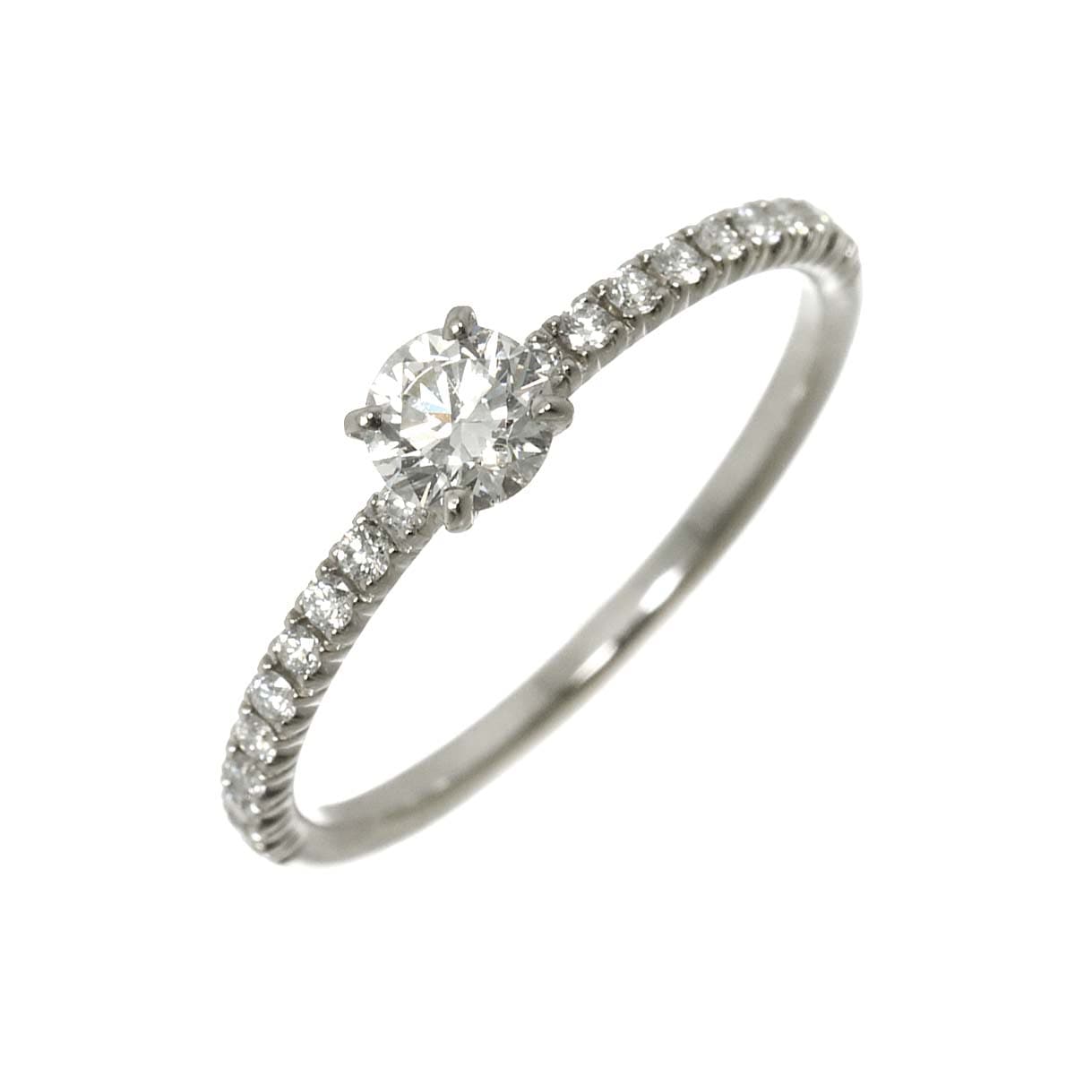 Cartier エタンセル ハーフ ダイヤ 0.24ct F/VVS1/EX #48 リング Pt プラチナ 指輪 Diamond Ring【証明書・鑑定書付き】カルティエ 90299186