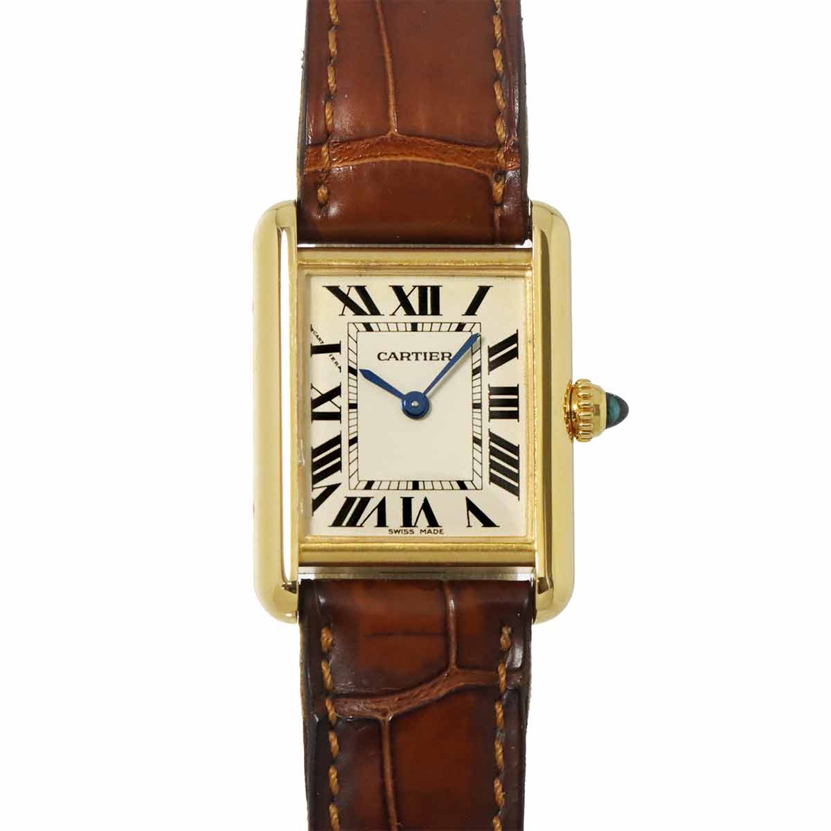 Cartier タンクルイSM W1529856 レディース 腕時計 K18YG イエローゴールド クォーツ ウォッチ Tank Louis カルティエ 90289972