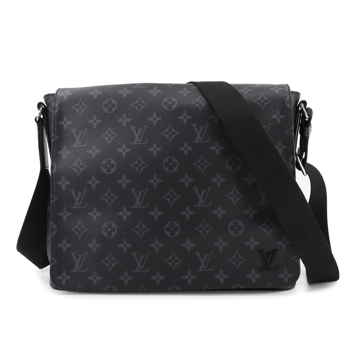 LOUIS VUITTON モノグラム エクリプス ディストリクト MM NM ショルダー バッグ ブラック M44001 District MM NM ルイ ヴィトン 90299387