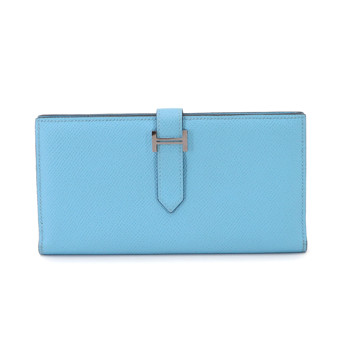 HERMES ベアンスフレ 二つ折り 長財布 エプソン ローズコンフェッティ  