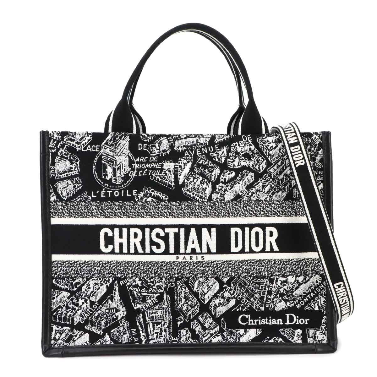 Chiristian Dior カナージュ レディディオール ミディアム 2way ハンド