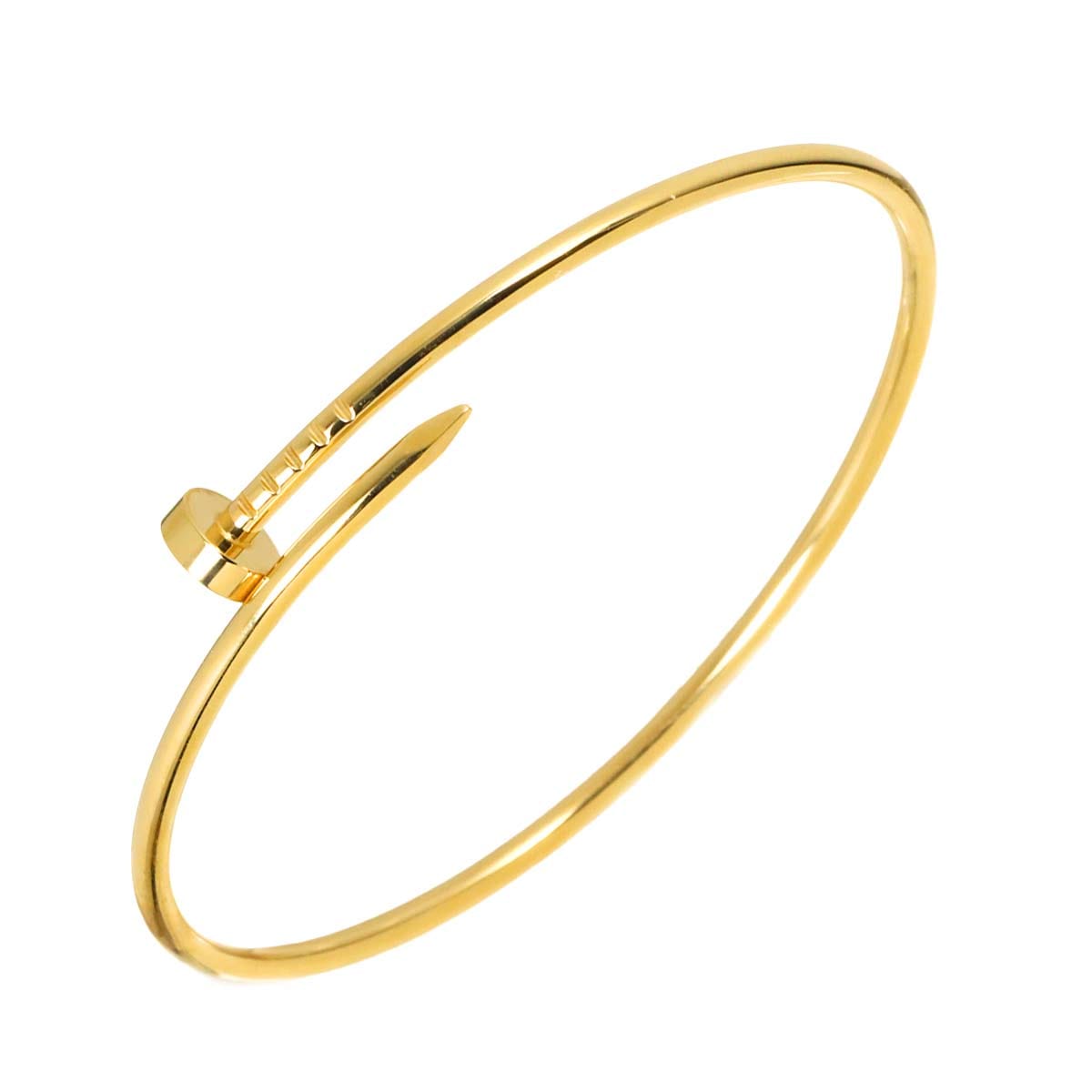 Cartier ジュストアンクル スモール SM #18 ブレスレット K18 YG イエローゴールド 750 Juste Un Clou Bracelet【証明書付き】 カルティエ 90300915