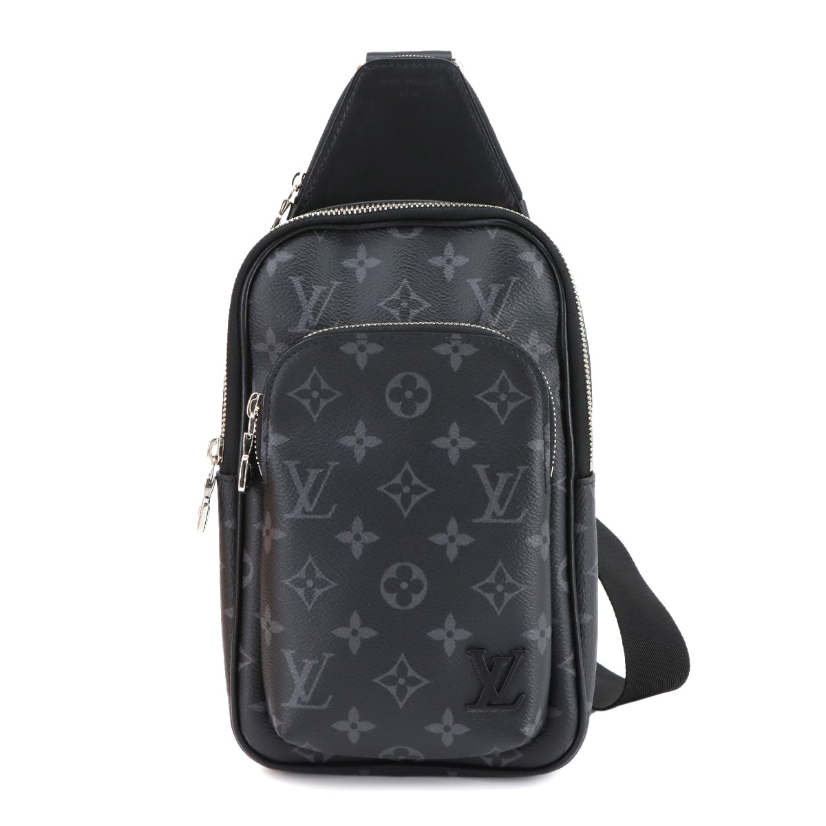LOUIS VUITTON モノグラム エクリプス アヴェニュー スリング バッグ ボディ バッグ ブラック M47137 RFID Avenue Sling Bag ルイ ヴィトン 90300291