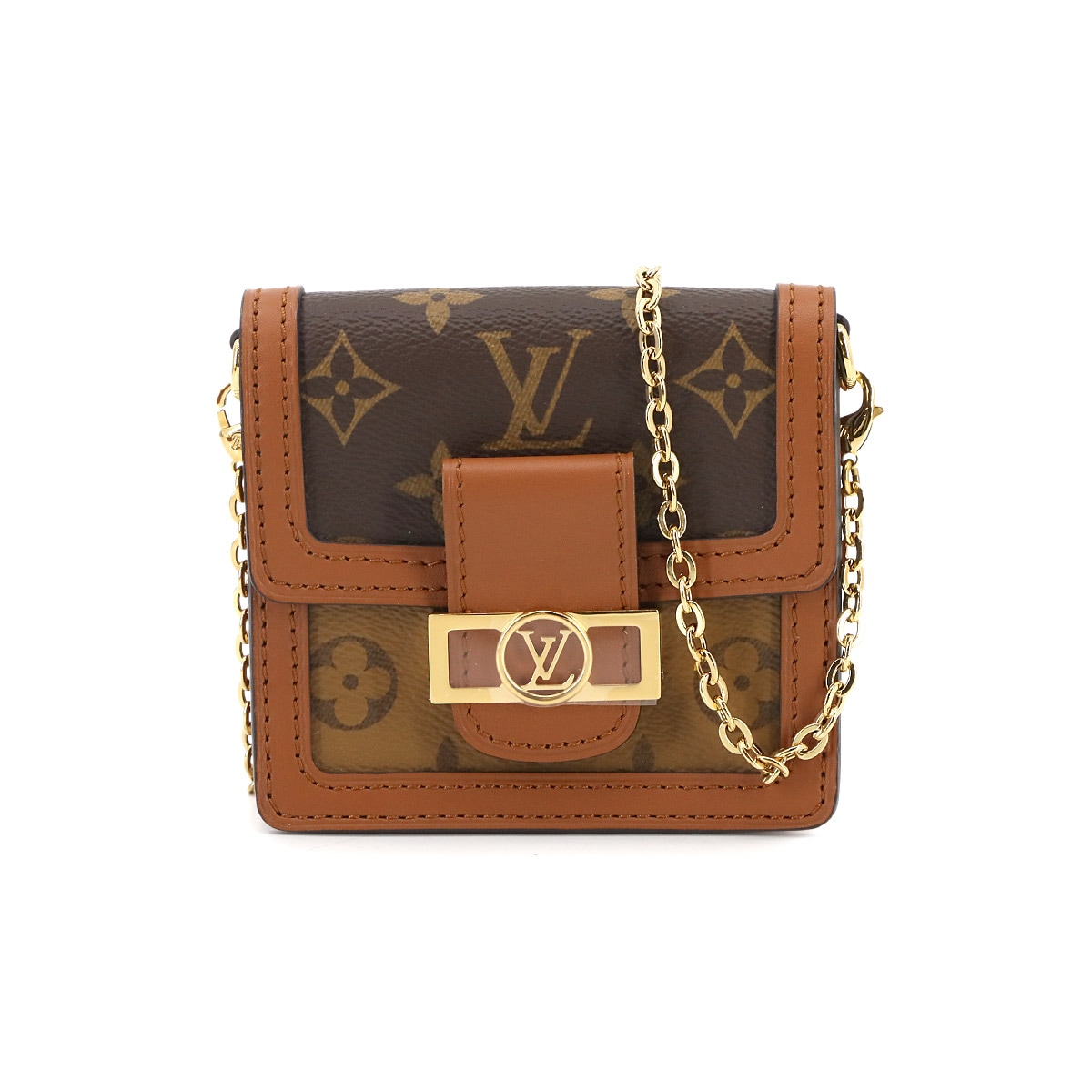 LOUIS VUITTON モノグラム リバース バムバッグ ドーフィーヌ BB 2way ショルダー ウエスト バッグ M68621 Bumbag Dauphine BB ルイ ヴィトン 90301412