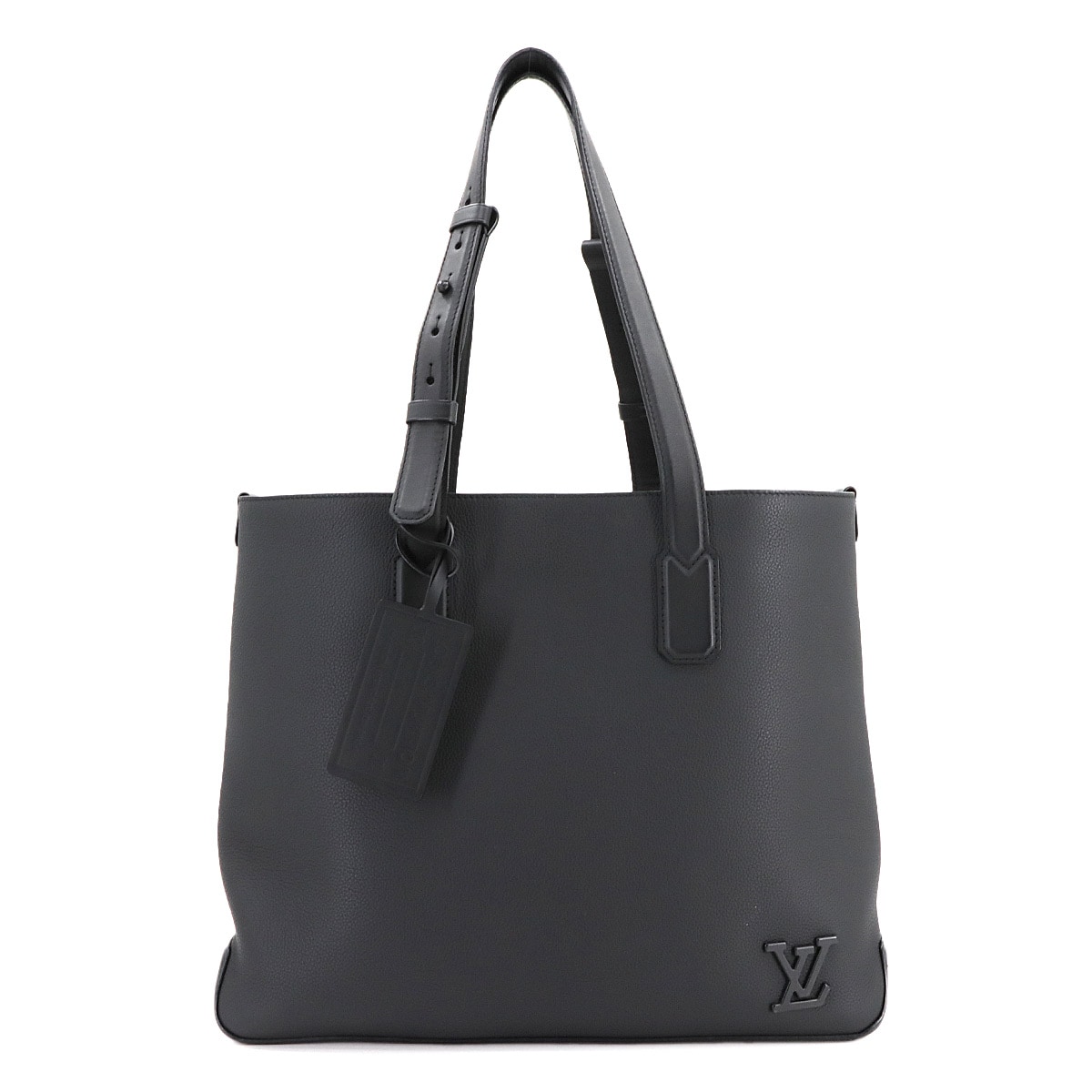LOUIS VUITTON アエログラム ファストライン トート バッグ レザー ブラック M22481 RFID Aerogram Fast Line Tote ルイ ヴィトン 90300640