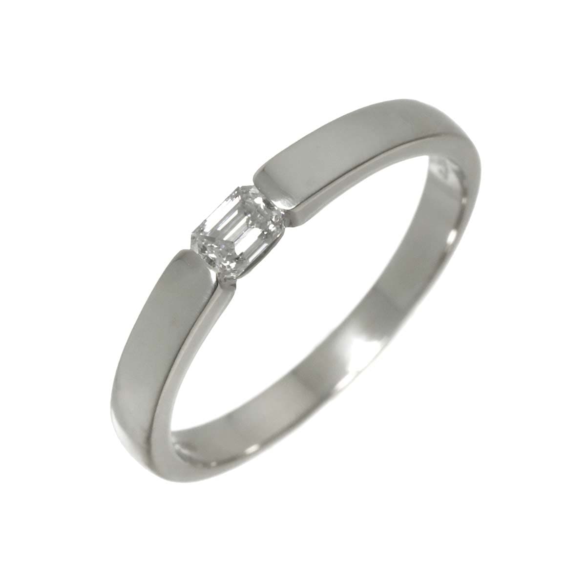 リング 15号 ダイヤ 0.210ct D/VS2 Pt プラチナ 指輪 【鑑定書付き】 Diamond Ring 90302310