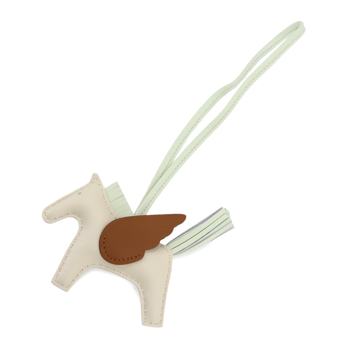 HERMES ロデオ ペガサス PM バッグ チャーム アニューミロ スイフト クレ ヴェールフィズ ゴールド W刻印 Rodeo Pegasus PM エルメス 90303223