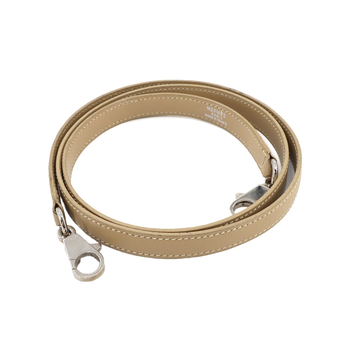 HERMES ケリー ボリード ショルダー ストラップ ボックスカーフ プシエール シルバー 金具 Shoulder strap エルメス 90303224