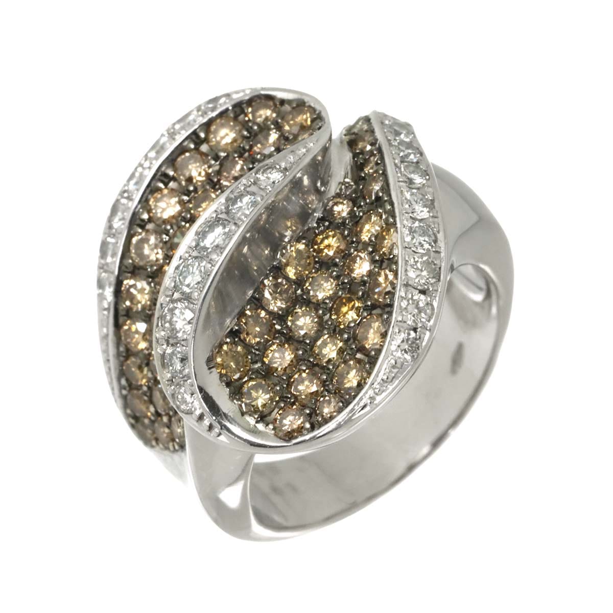 リング 12号 ダイヤ 0.621ct FOB/SI1 0.31ct Pt プラチナ 指輪 【鑑定