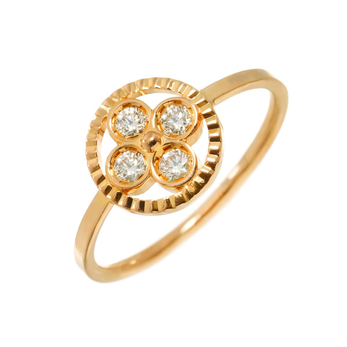 LOUIS VUITTON バーグ サンブロッサム #53 リング ダイヤ K18 PG ピンクゴールド 750 指輪 Ring ルイ ヴィトン 90300791