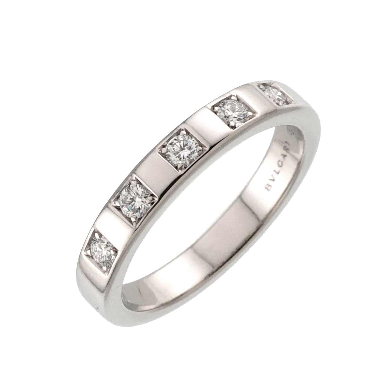 BVLGARI マリーミー 9号 リング ダイヤ 5P Pt プラチナ 指輪 Marry Me Ring ブルガリ 【証明書付き】 90303032