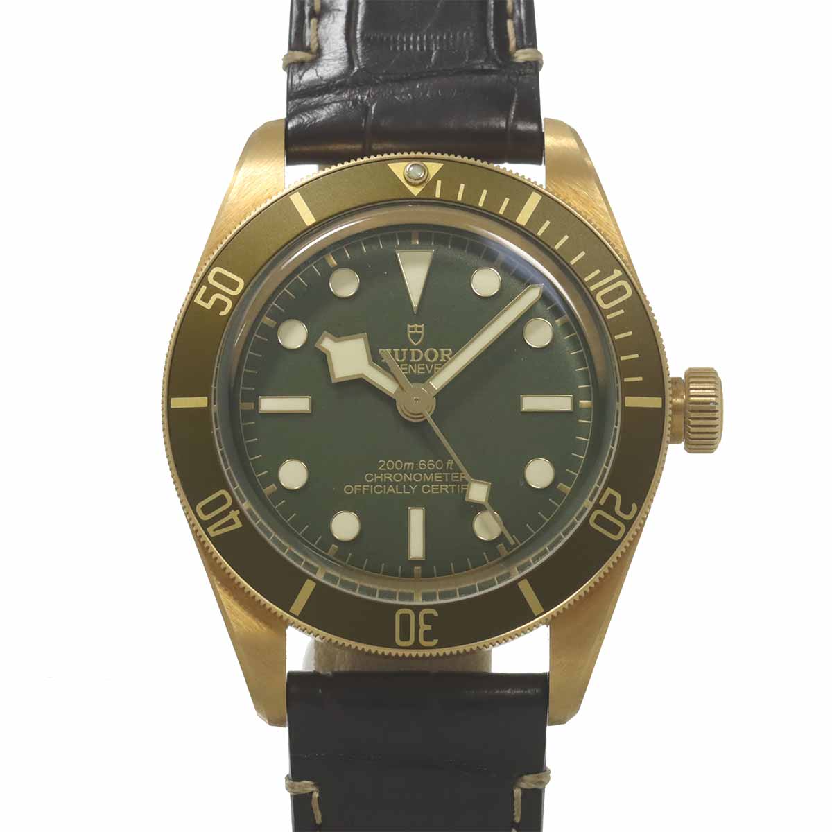 TUDOR ブラックベイ フィフティエイト 79018V メンズ 腕時計 グリーン K18YG 自動巻き ウォッチ Black Bay チューダー チュードル 90303891