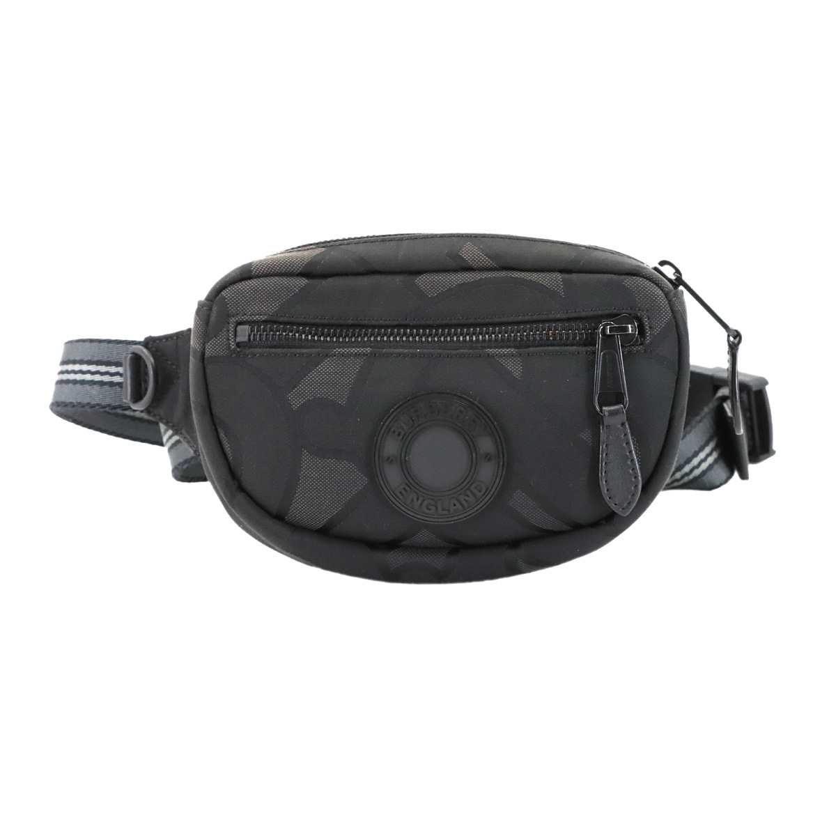 BURBERRY ボディ バッグ ウエストポーチ ポリエステル ブラック 8032395 Body Bag バーバリー 90300632