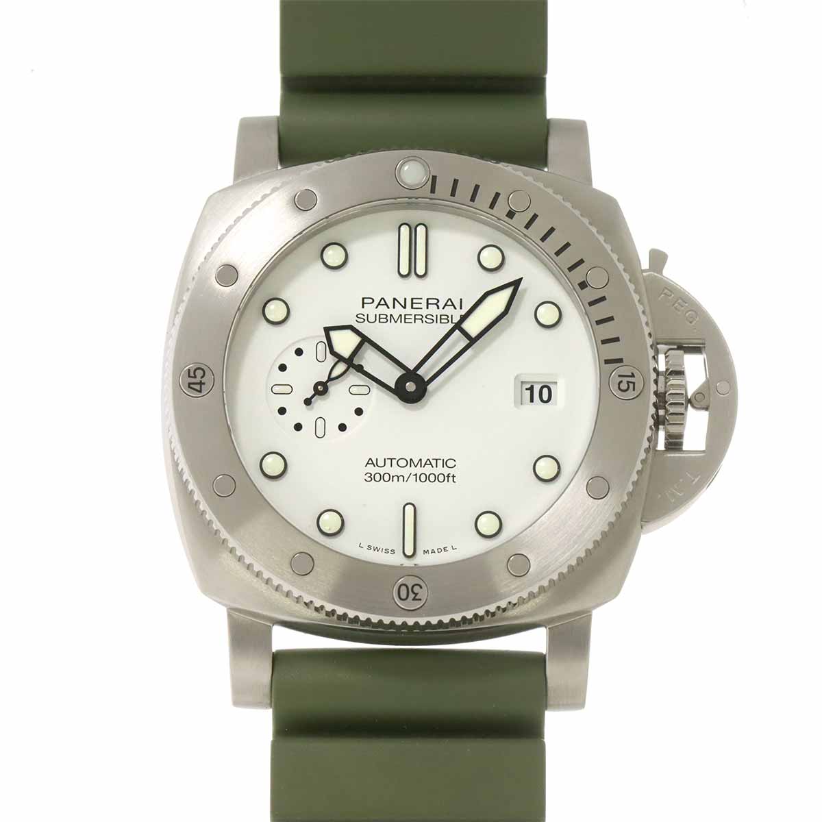 PANERAI サブマーシブル クアランタクアトロ ビアンコ PAM01226 メンズ 腕時計 デイト ホワイト パワーリザーブ オートマ 自動巻き ウォッチ Submersible パネライ 90303415