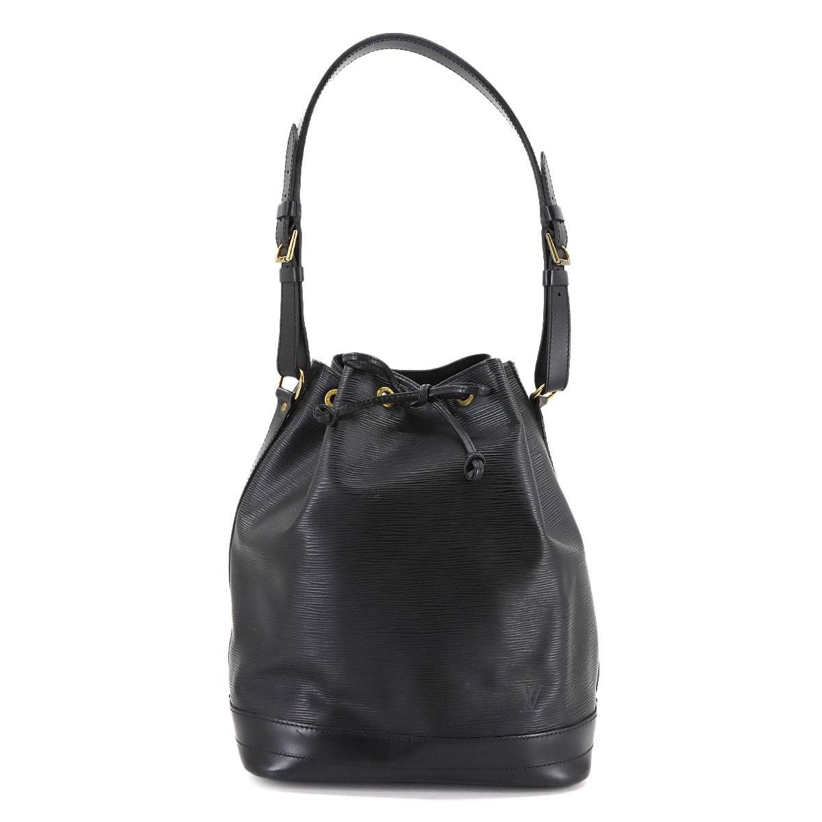 LOUIS VUITTON エピ ノエ ショルダー バッグ レザー ノワール M59002 ゴールド 金具 Noe ルイ ヴィトン 90301213