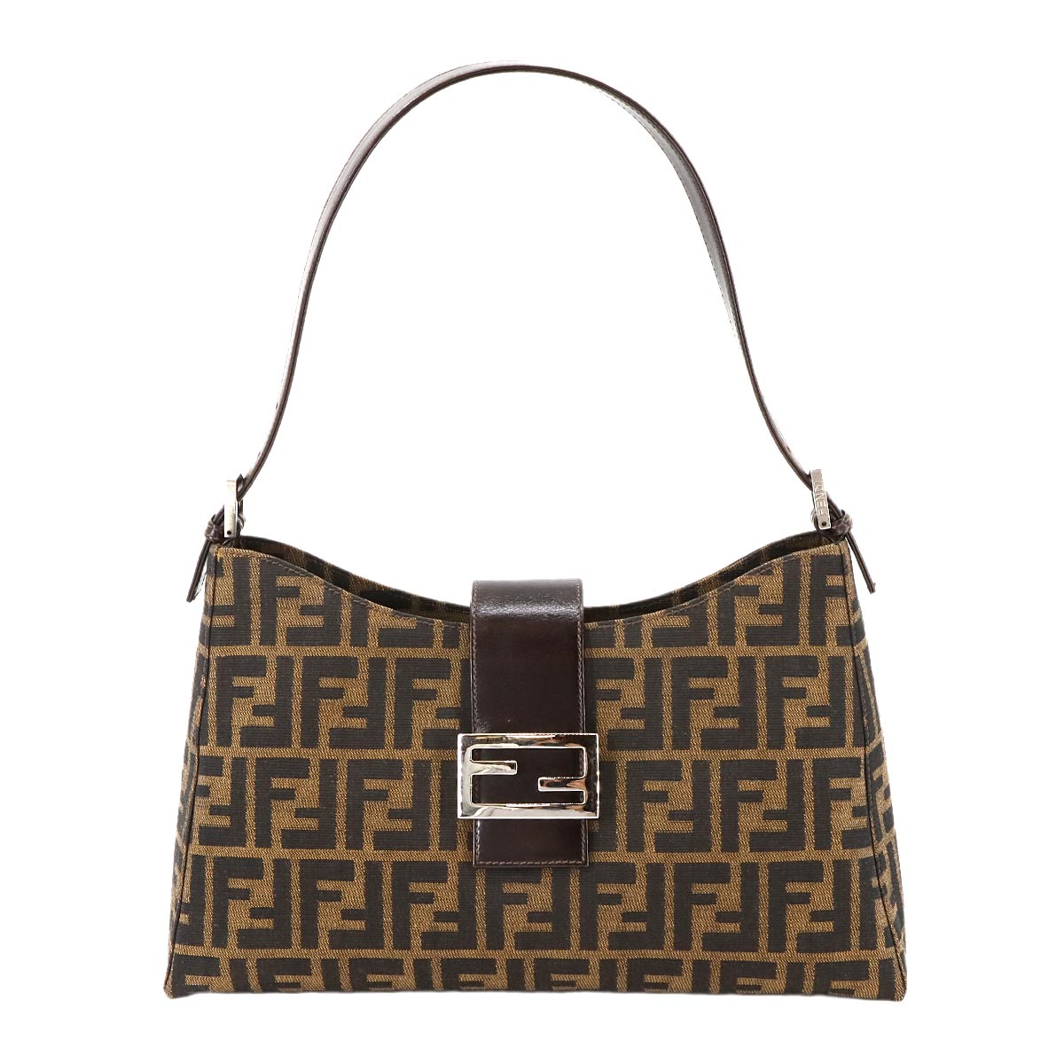 タグ付　フェンディ　アクセサリーポーチ　ズッキーノ　グレー　マンマバケット Brand,Designers,F,FENDI | 中古ジュエリー、中古ブランド品 PURPOSE