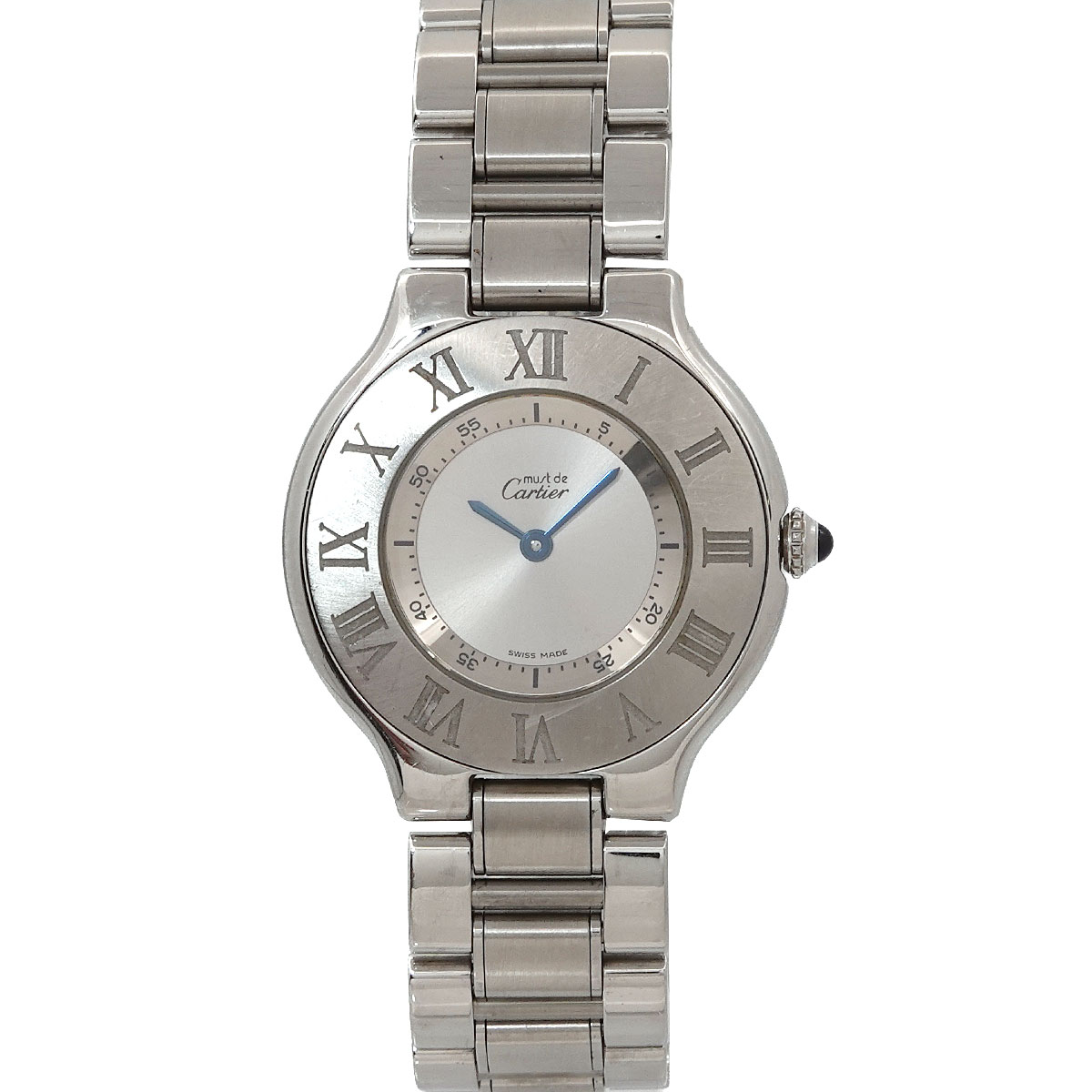 Cartier マスト21 ヴァンティアン W10110T2 ボーイズ 腕時計 シルバー 文字盤 クォーツ ウォッチ Must21 カルティエ 90302846