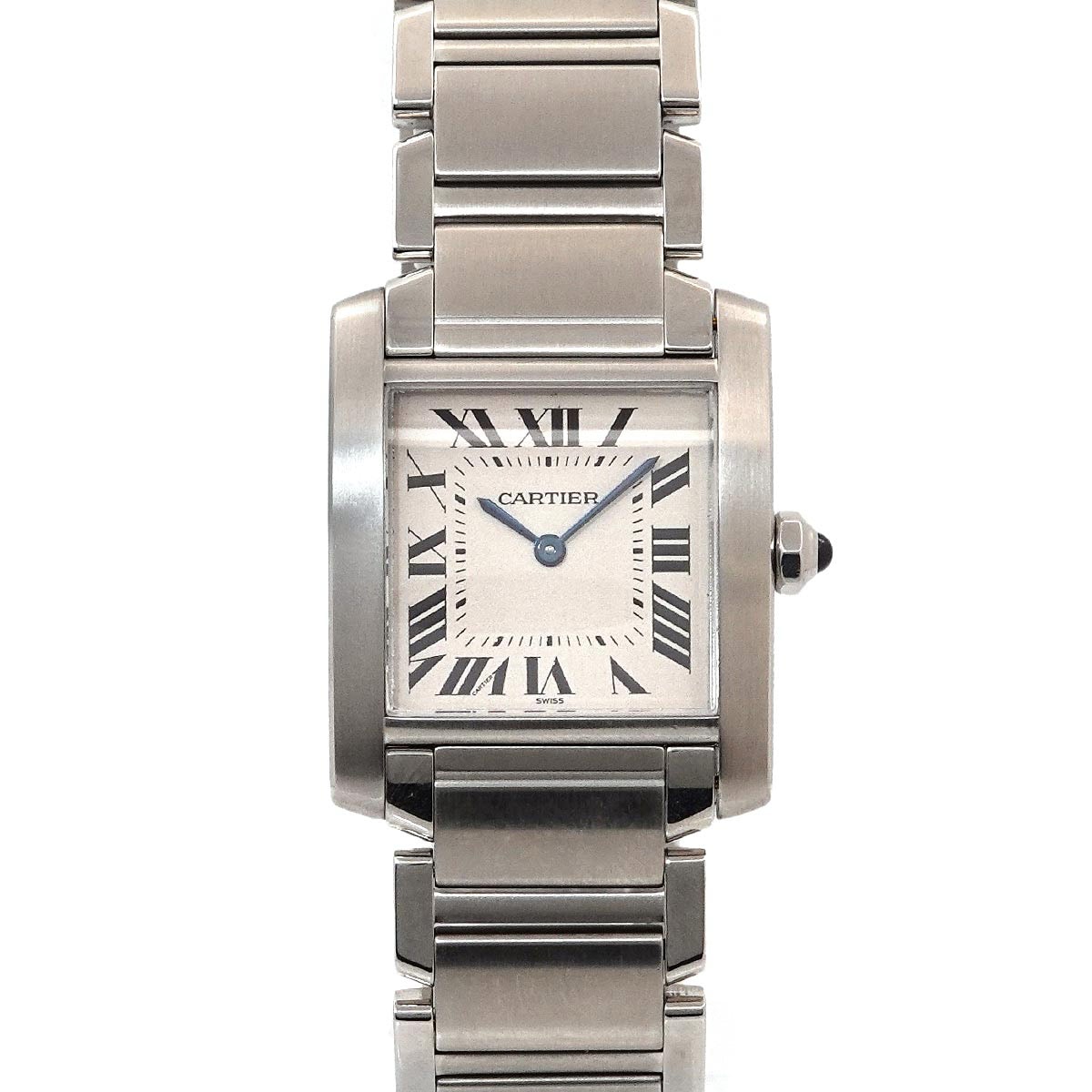 Cartier タンクフランセーズMM W51003Q3 ボーイズ 腕時計 アイボリー クォーツ ウォッチ Tank Francaise カルティエ 90303475
