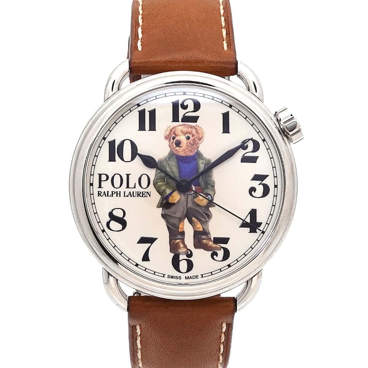 RALPH LAUREN ポロベアウォッチ R0920713 メンズ 腕時計 ホワイト オートマ 自動巻き ウォッチ Polo ラルフローレン 90304086