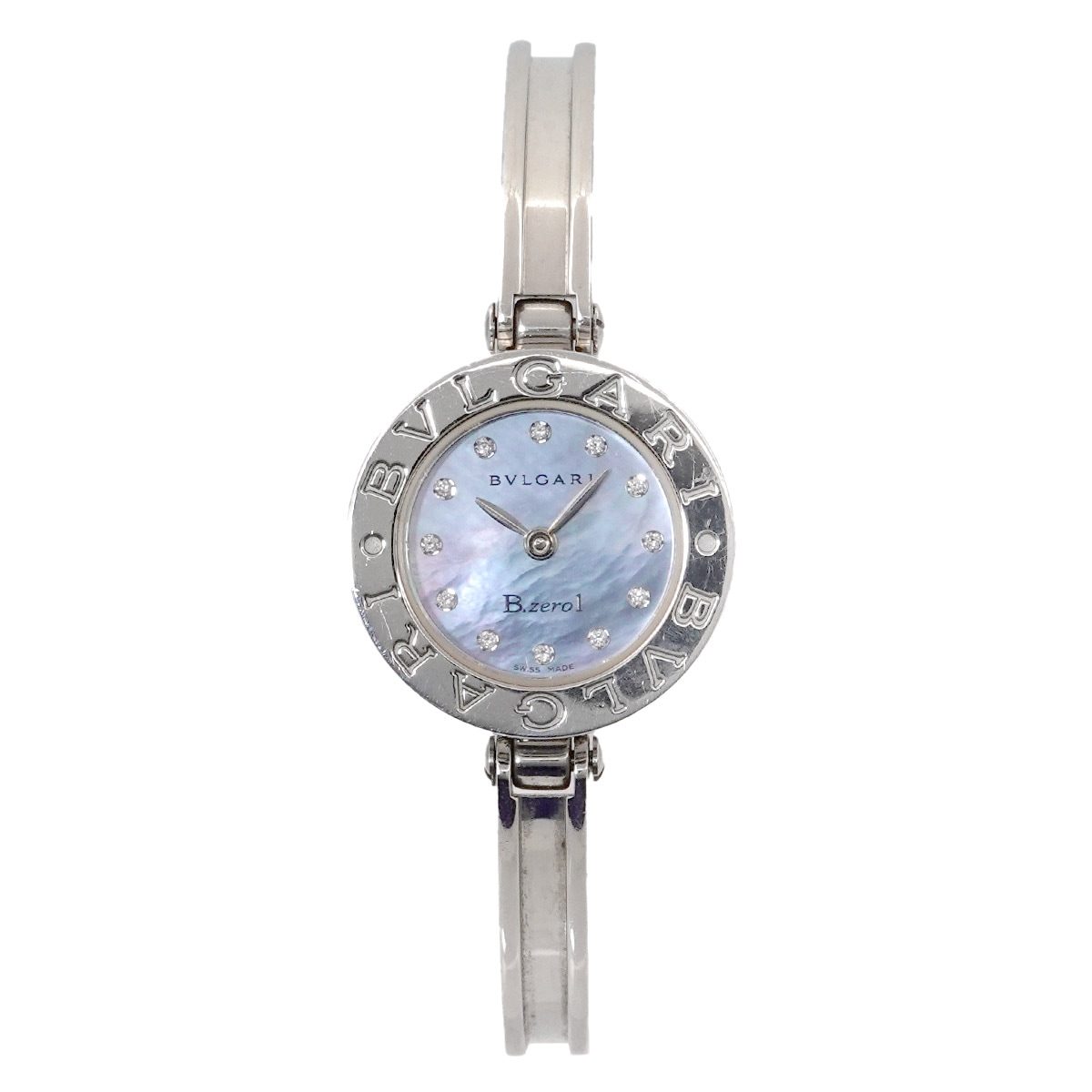 BVLGARI ソロテンポ ST30S レディース 腕時計 デイト ブラック