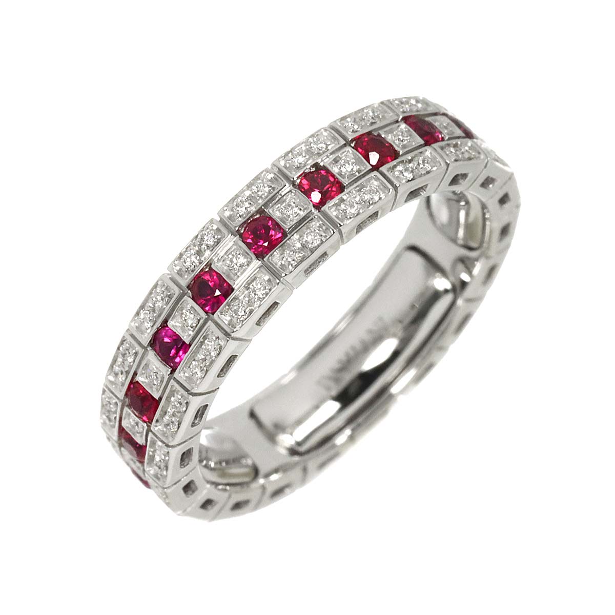 DAMIANI ベルエポック 13号 リング ルビー ダイヤ K18 WG ホワイトゴールド 750 指輪 Belle Epoque Ring ダミアーニ 90299950