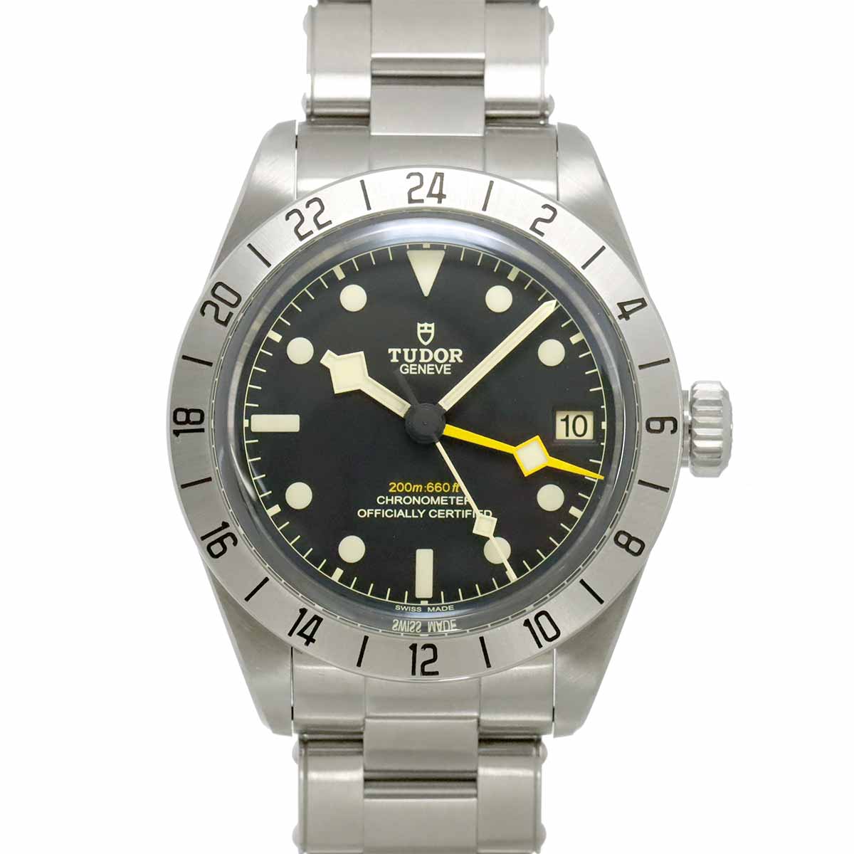 TUDOR ブラックベイ プロ GMT 79470 メンズ 腕時計 デイト ブラック オートマ 自動巻き ウォッチ Black Bay チューダー チュードル 90304227