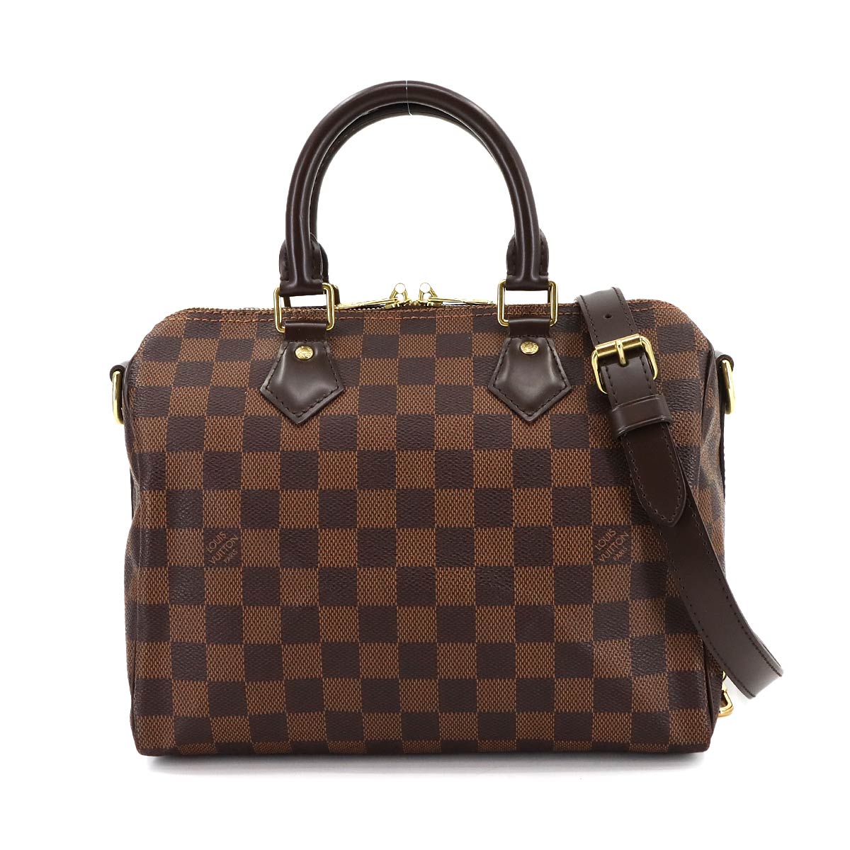 LOUIS VUITTON ダミエ スピーディ バンドリエール 25 2way ハンド ショルダー バッグ エベヌ N41368 Speedy Bandouliere 25 ルイ ヴィトン 90303164