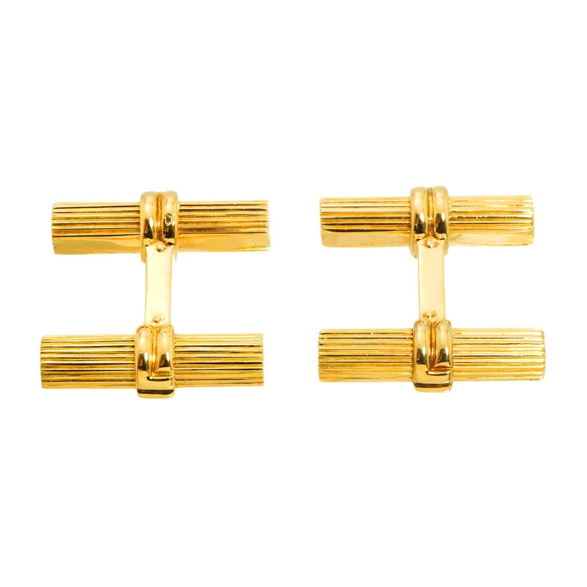 BOUCHERON カフス K18 YG イエローゴールド 750 Cuff Links ブシュロン 90302343