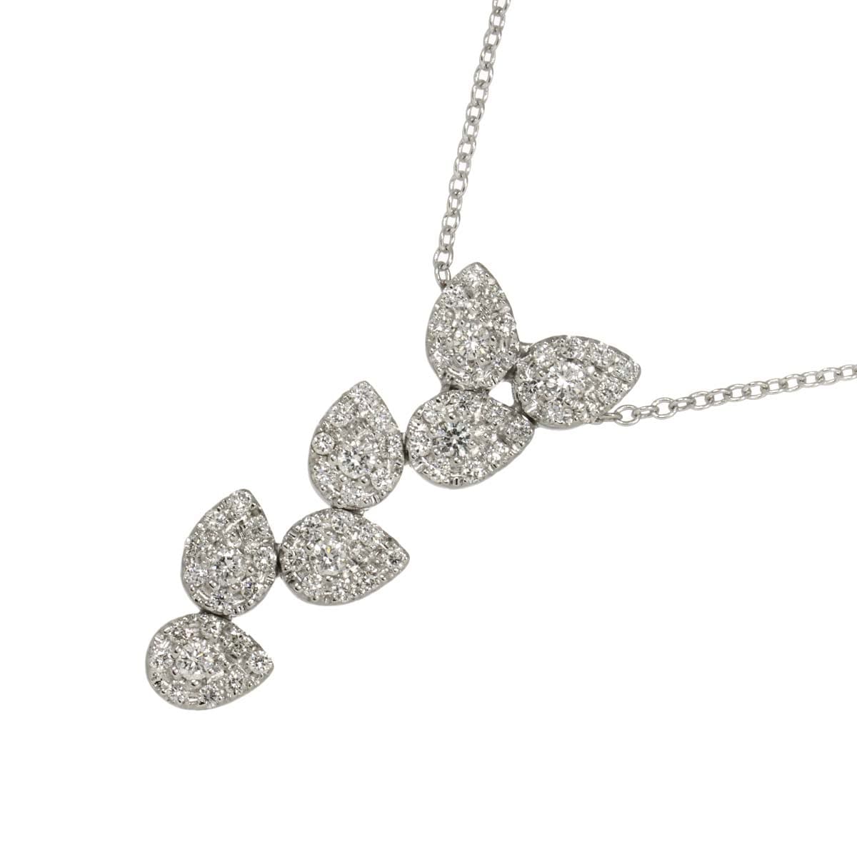 Ponte Vecchio ダイヤ 0.64ct ネックレス 43cm K18 WG ホワイトゴールド 750 Diamond Necklace ポンテヴェキオ 90301874