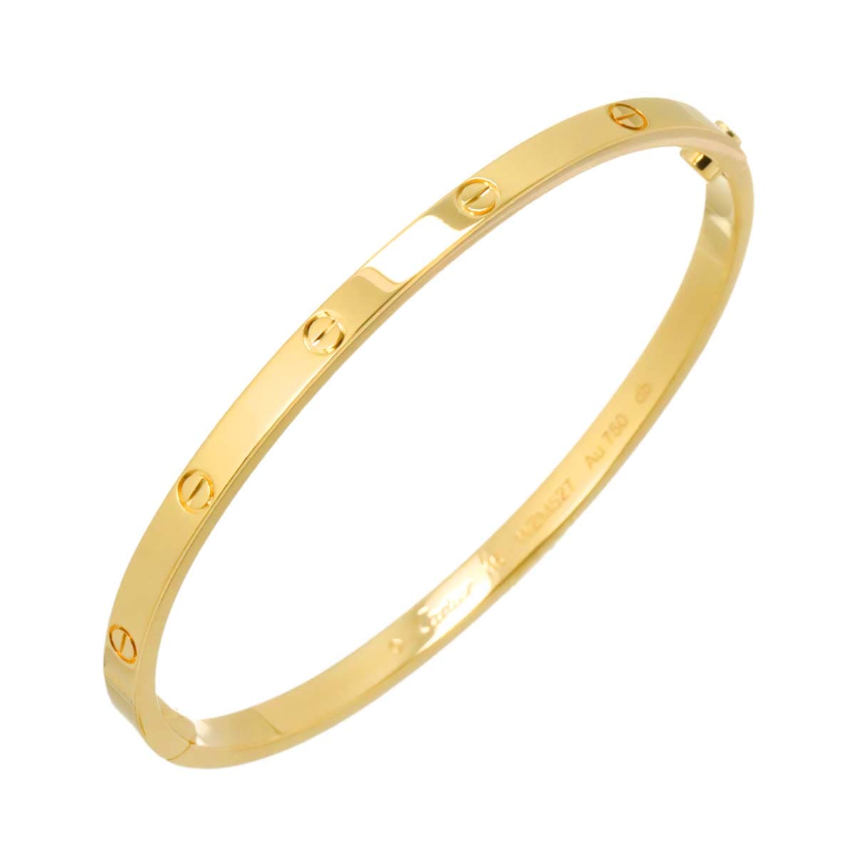 Cartier ラブ ブレス スモール SM #16 K18 YG イエローゴールド 750 ブレスレット バングル Love Bracelet【証明書付き】カルティエ 90302441