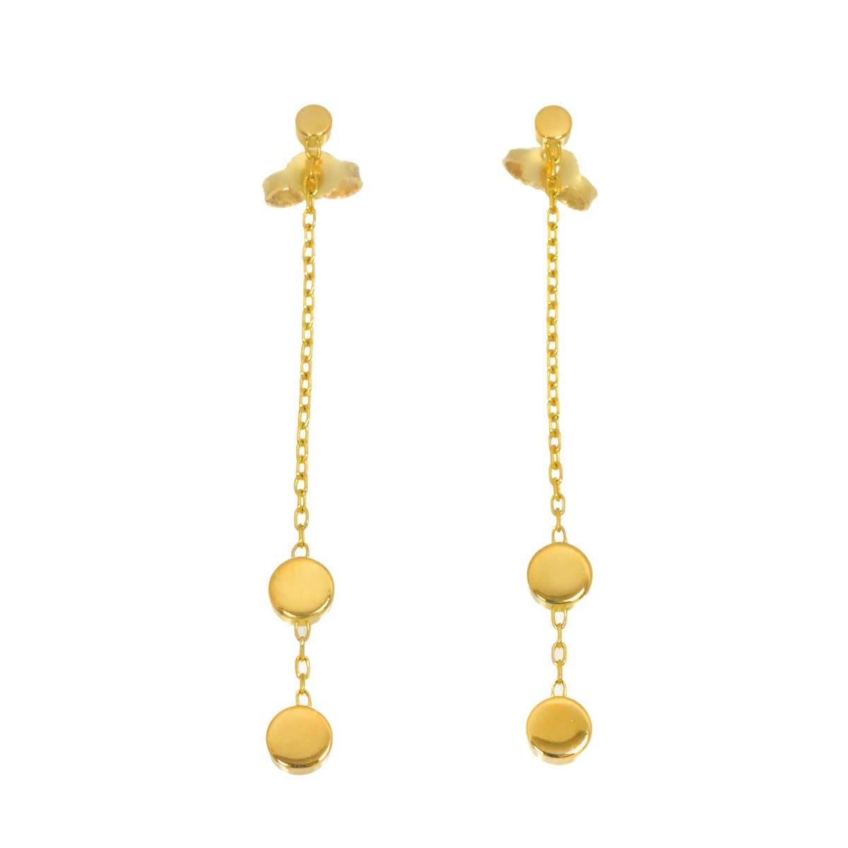 GUCCI ピアス K18 YG イエローゴールド 750 Earrings Pierced グッチ 90302555