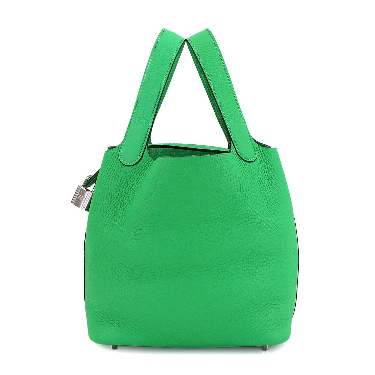 HERMES ピコタンロック PM ハンド バッグ トリヨンクレマンス ヴェールコミック U刻印 Picotin Lock エルメス 90304851