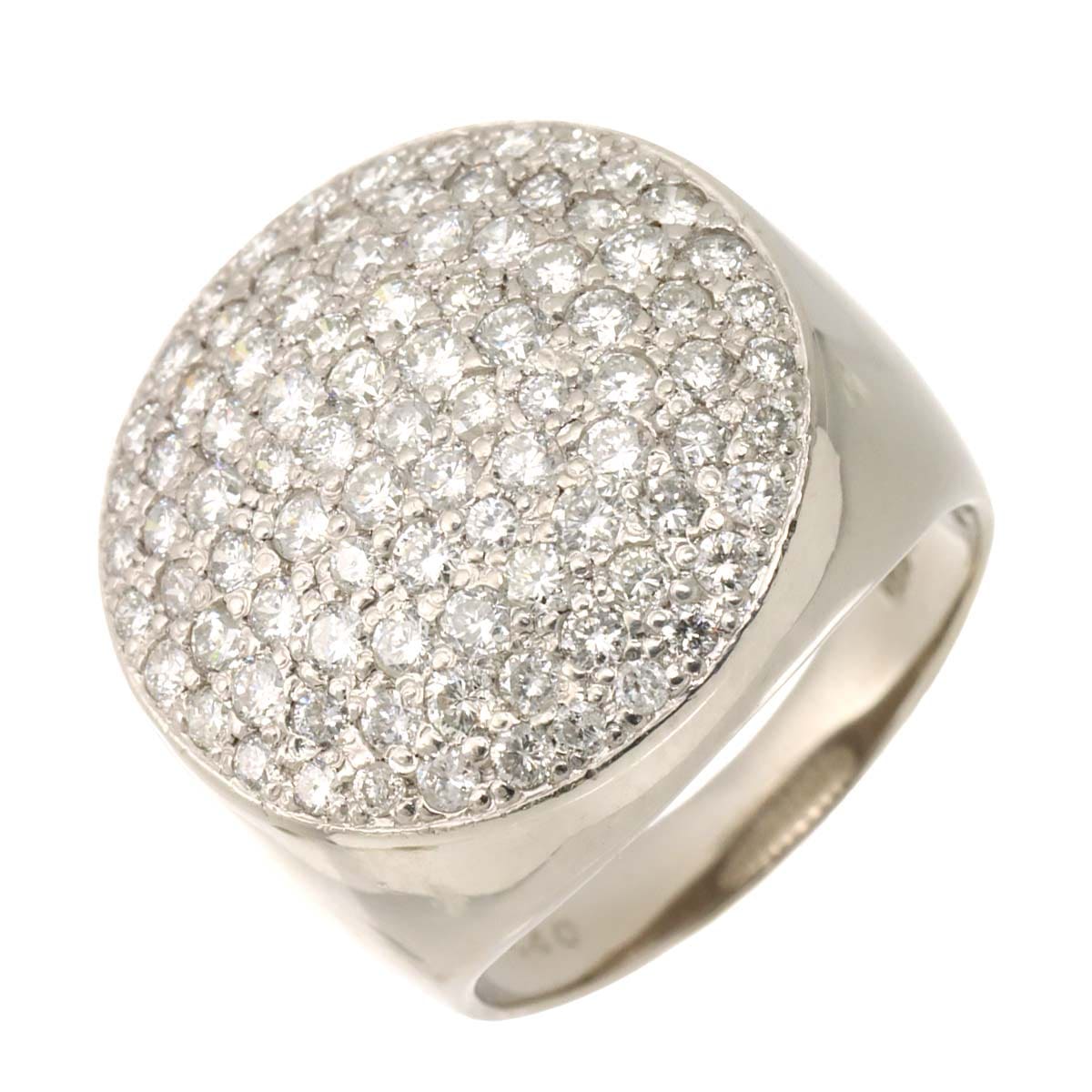 リング 18号 ダイヤ 2.40ct Pt プラチナ 指輪 Diamond Ring 90303921