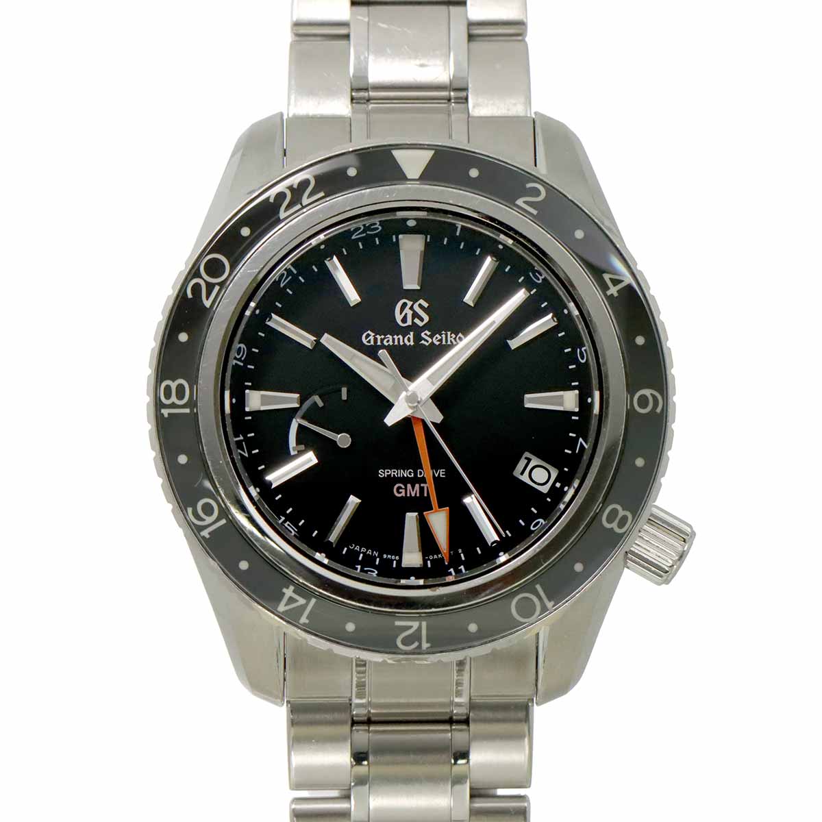 GRAND SEIKO スプリングドライブ GMT SBGE201 マスターショップ限定 メンズ 腕時計 9R66-0AA0 デイト ブラック パワーリザーブ 自動巻き Spring Drive グランドセイコー 90305169