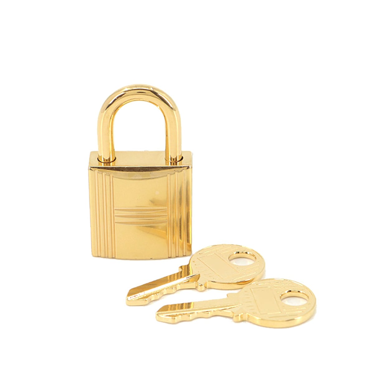 HERMES カデナ 鍵 セット 南京錠 ゴールド ロック Cadena Lock エルメス 90281928