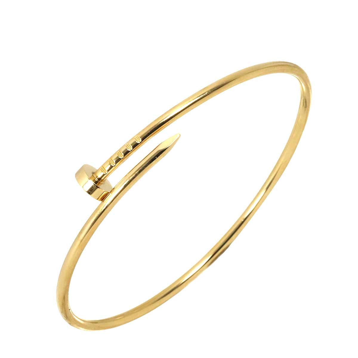 Cartier ジュストアンクル スモール SM #18 ブレスレット K18 YG イエローゴールド 750 Juste Un Clou Bracelet【証明書付き】 カルティエ 90303675