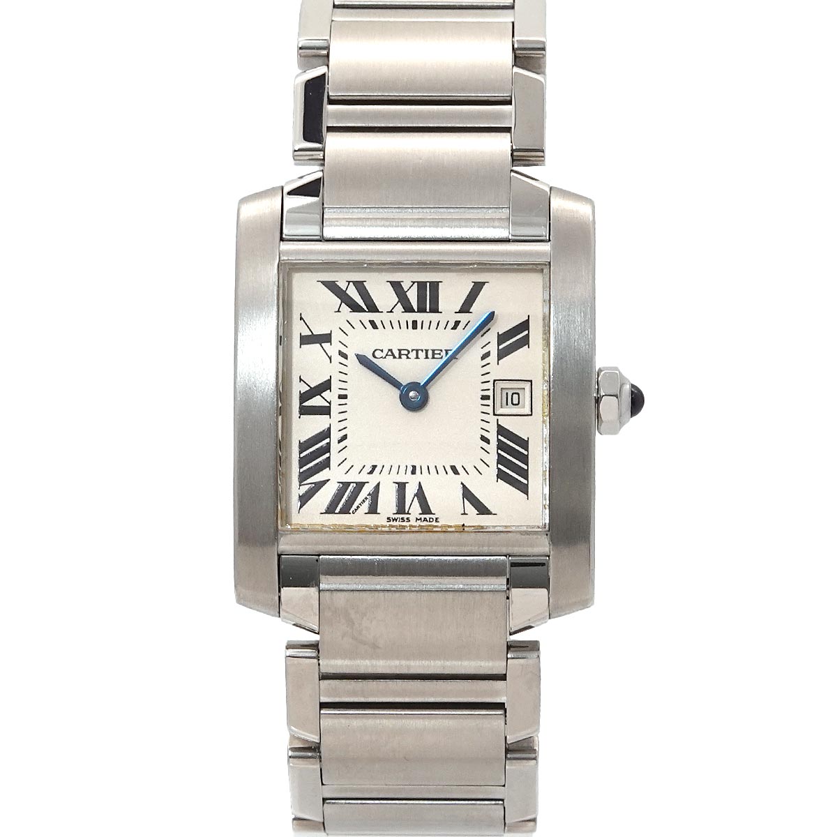 Cartier タンクフランセーズSM W51008Q3 レディース 腕時計 アイボリー