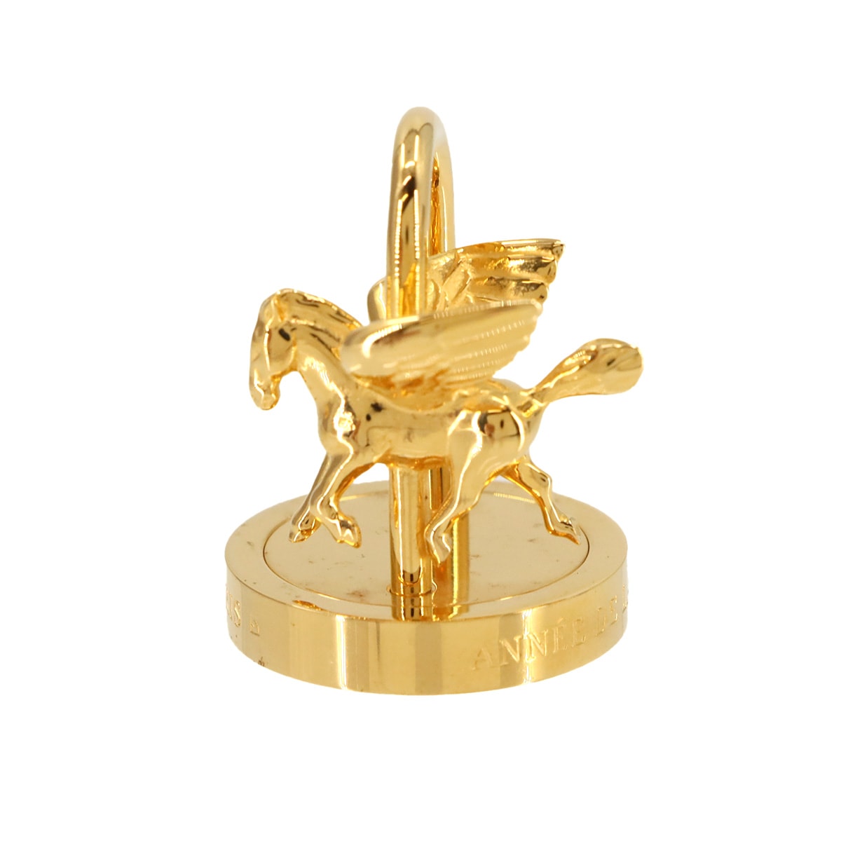 HERMES カデナ チャーム ANNEE DE LA DANSE アーネダンス 2007年 ペガサス ゴールド アクセサリー Cadena Charm エルメス 90304204