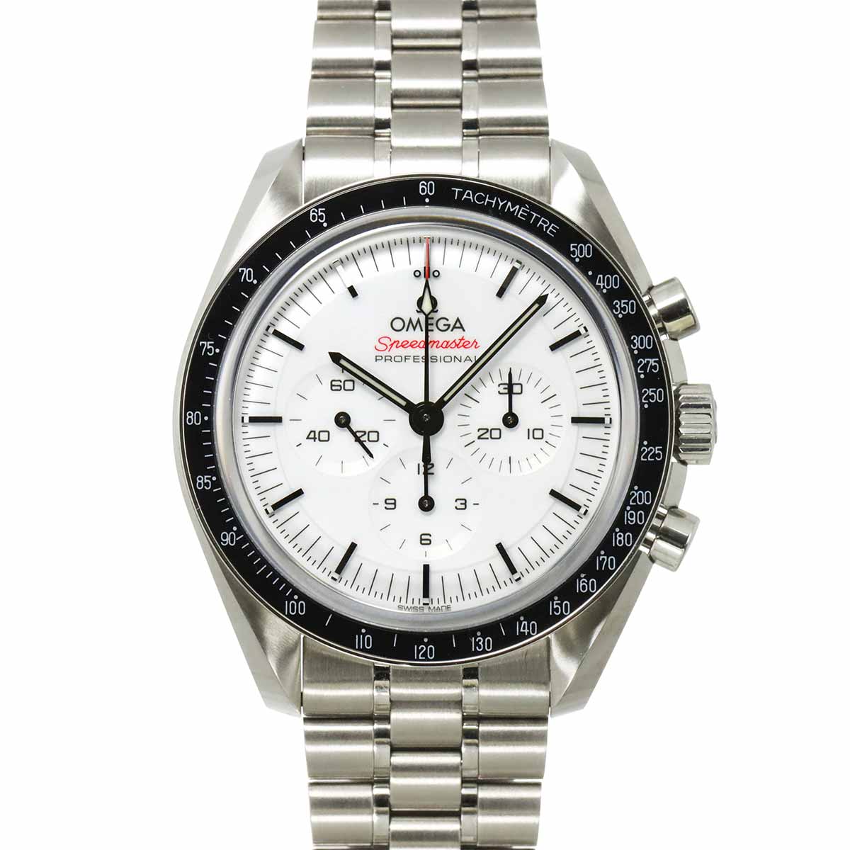 OMEGA スピードマスター ムーンウォッチ プロフェッショナル 310 30 42 50 04 001 クロノグラフ メンズ 腕時計 ホワイト 手巻き ウォッチ Speedmaster オメガ 90305802